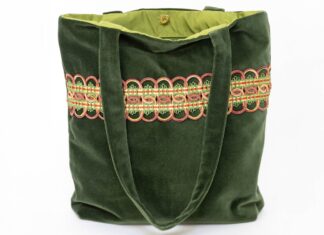 Matilda: Green Velvet Shoulder-bag