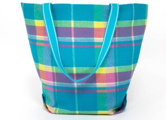 Sara Shopping Bag: Turquoise
